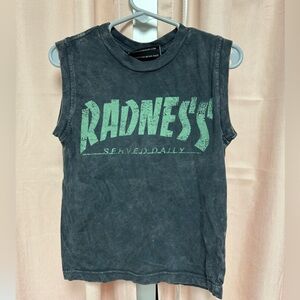 Tiny Whales Cutoff Radness Tank
